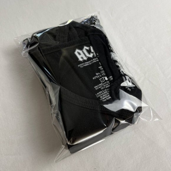 AC/DC Tank Top Women Size M Black Crew Neck Summer USA Tour Graphic Cotton Blend - Picture 8 of 10